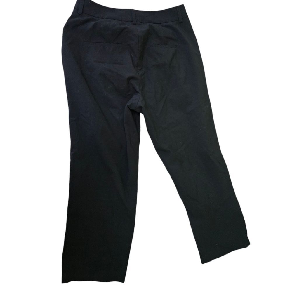 Universal Standard Sylvia Wool Blend Trousers Ankle in Black - Picture 2 of 8